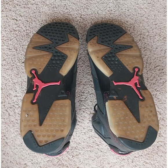 Nike Air Jordan 6 VI Retro Black Anthracite Hyper Pink 6.5Y W/ Box - Picture 9 of 9